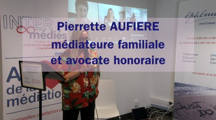 Teaser des vidéos de la journée de la médiation interculturelle : Pierrette Aufière